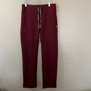 Figs Scrub Pants burgundy